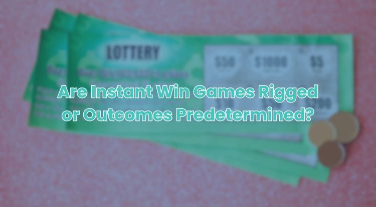 Are Instant Win Games Rigged or Outcomes Predetermined?